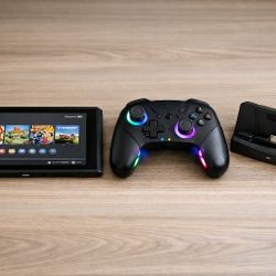 Nintendo Switch Bundle – Wireless Pro LED Controller Included