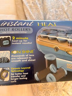 Instant Heat Hot Rollers Set