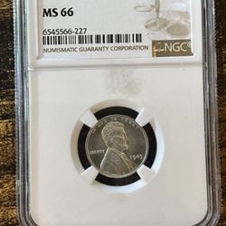 1943 Wheat “steel” Penny Coin