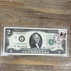 $2 Old Bill Stamped Issue Day Location Series 1976
