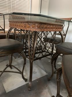 Bar Height Table With 6 Chairs