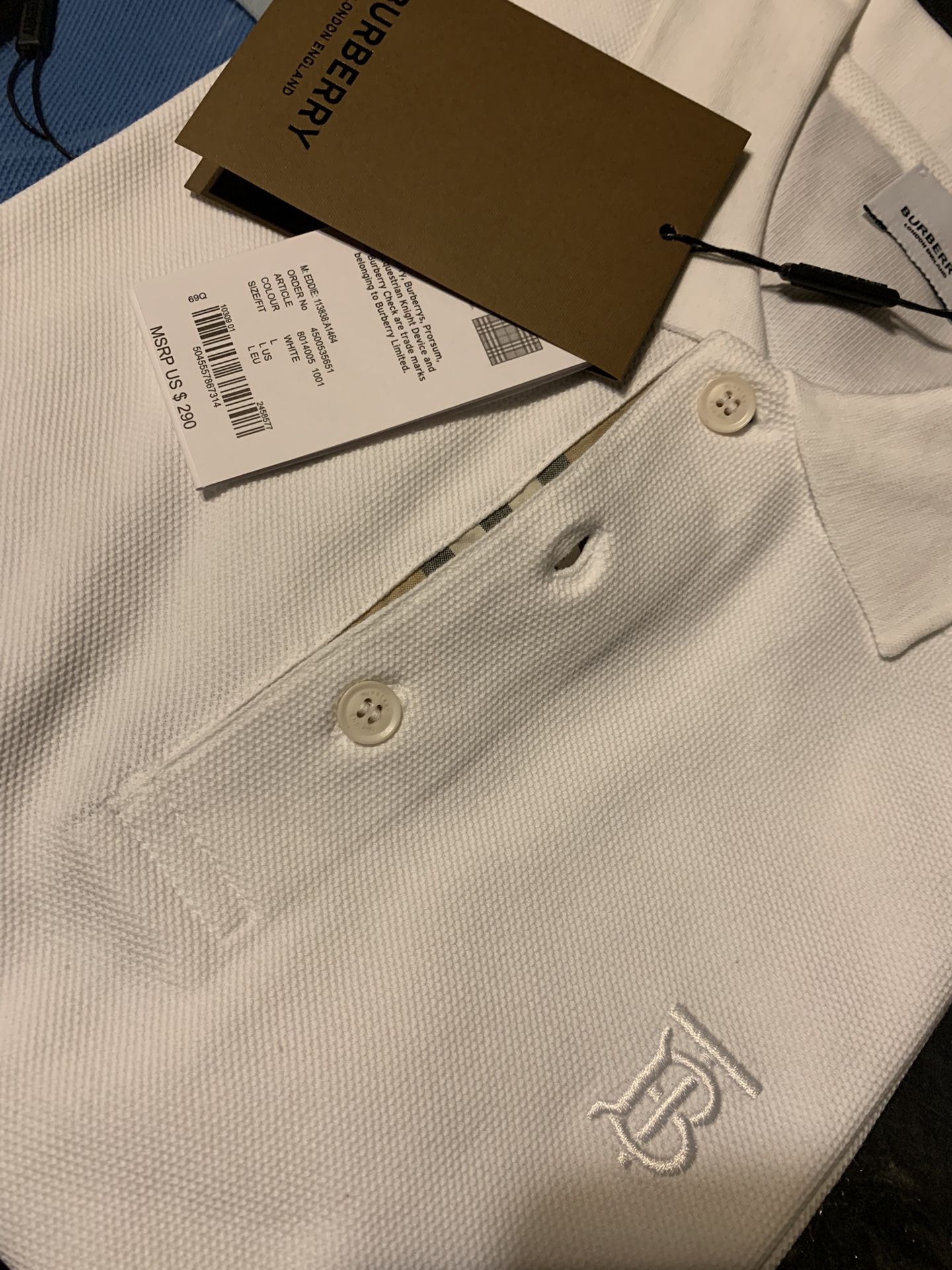 2XL/L Burberry Polo