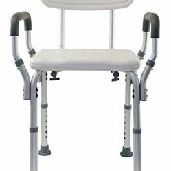 Shower Bench With Arms And Back 