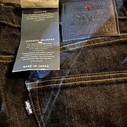 Levi’s Made in Japan Selvedge Dark Wash - Men’s Sz 34x34 (NWT)