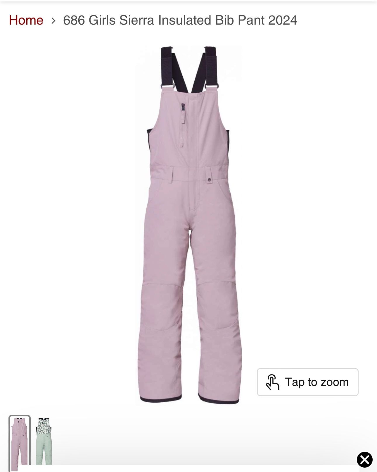 686 Girls Sierra Bib