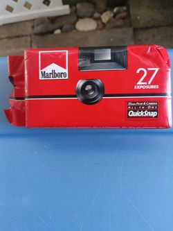 Disposable Marlboro camera