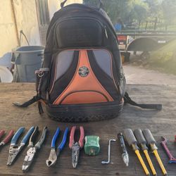 Electrical Tools W/Backpack