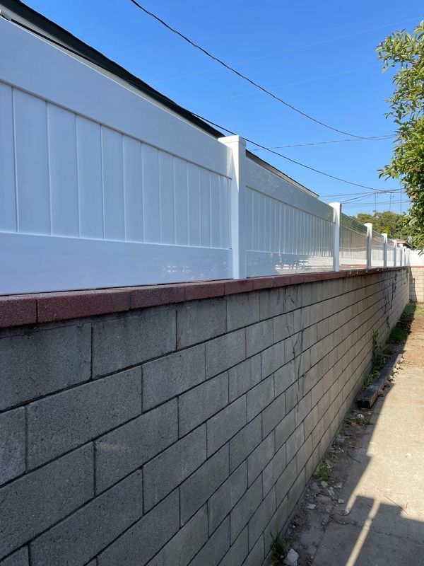 Fence Topper Vinyl