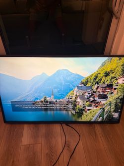 LG 50 inch 4k smart TV w/ wall mount