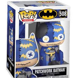 Patchwork Batman #508 Funko PopFunko Pop. Comes In An EcoTEK Protector Case!!!