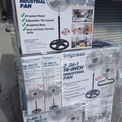 18" High Velocity Metal Fans. Brand New. Wholesale AVAILABLE
