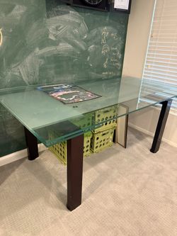 Glass Dining Table, Expandable, only $20
