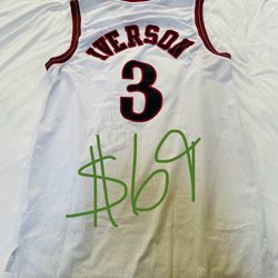 Classic Iverson 76ers Jersey XL - MINT CONDITION 