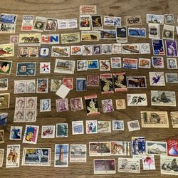 50 Pcs World Stamps Lot RANDOM   - VINTAGE STAMPS  From All Over The World - Bulk Worldwide Stamps RANDOM - Antique Retro Ephemera - Art Collectibles