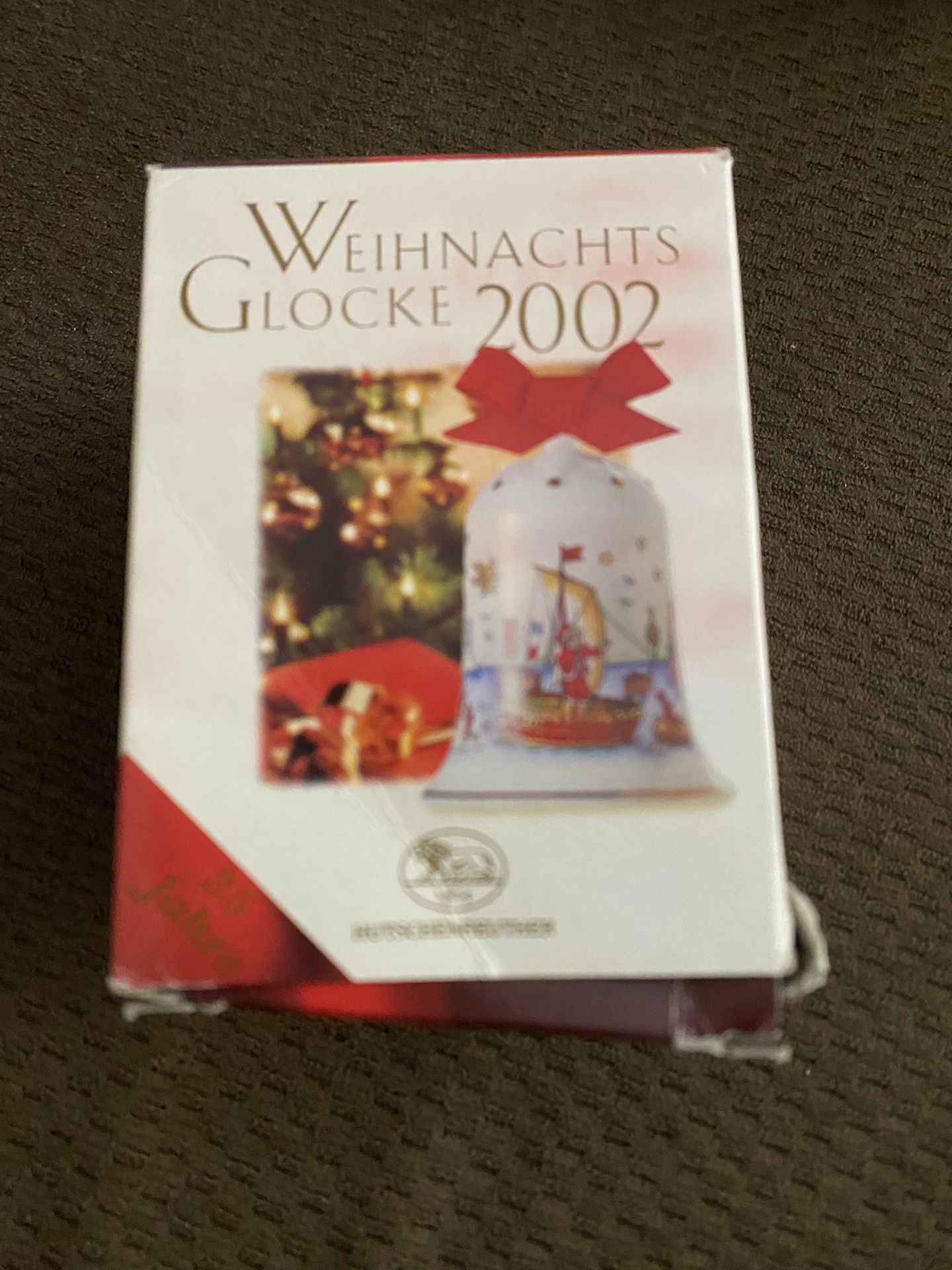 Christmas bell ornament