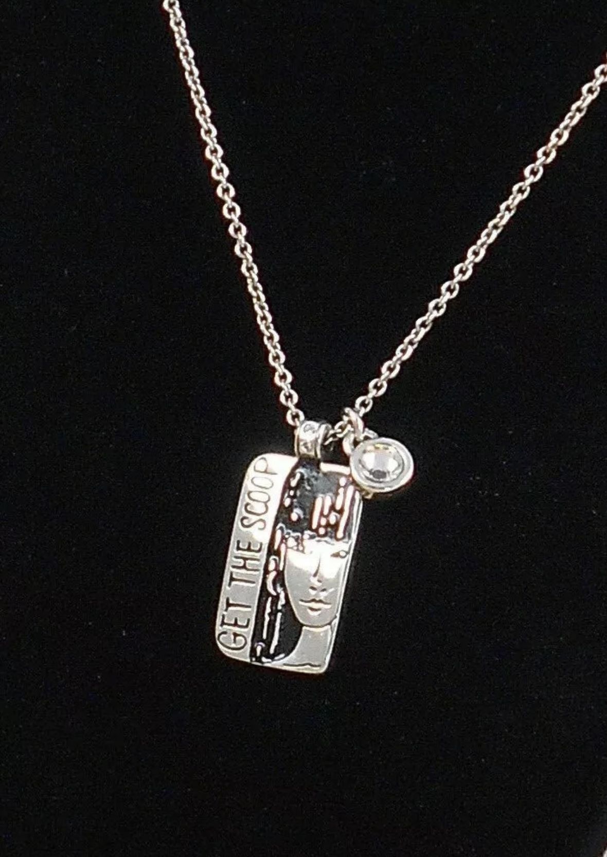 Brighton Get The Scoop 16”-18” Necklace Swarovski Crystal Accents