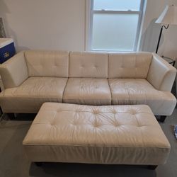 Chateau D'Ax Leather Sofa Set