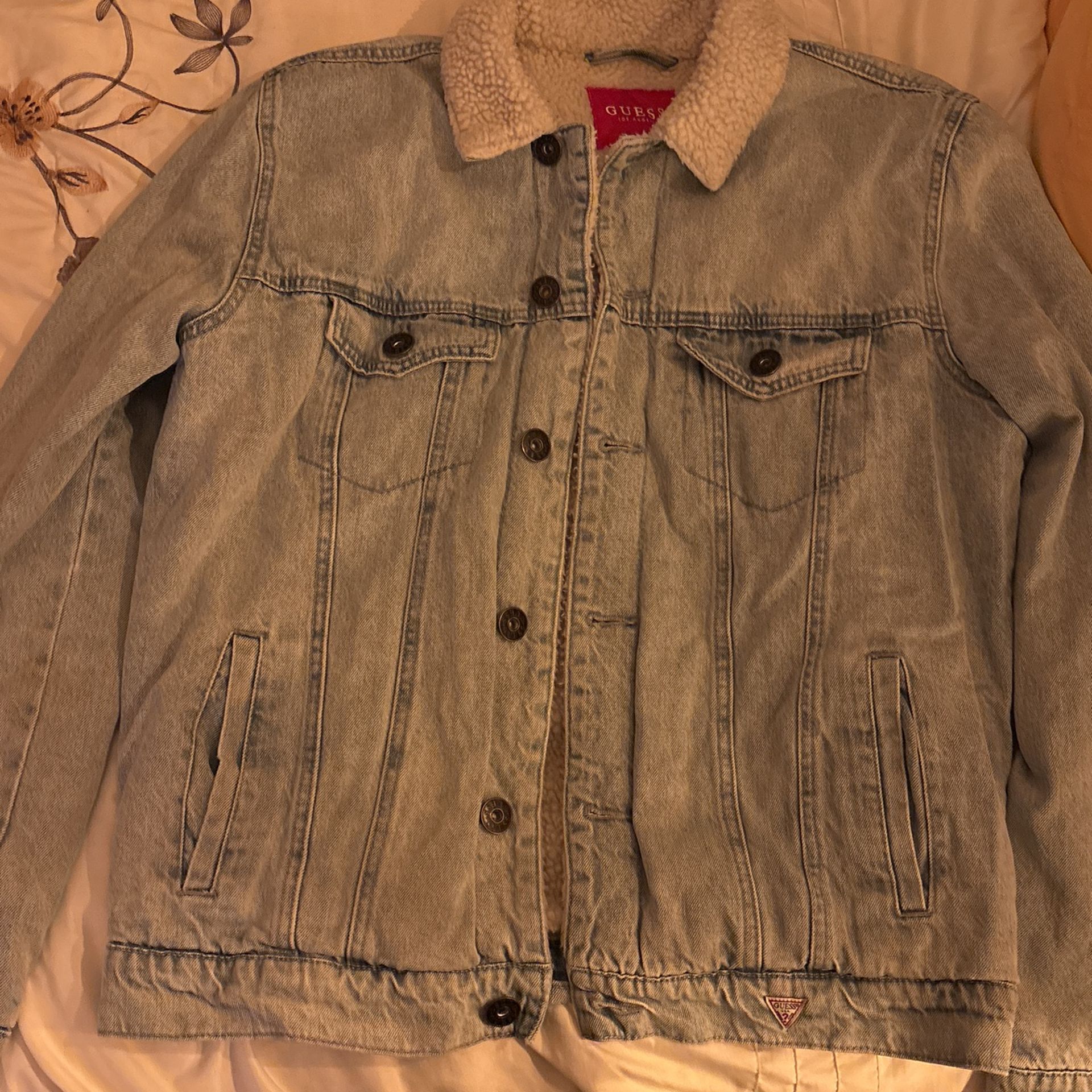 Guess Sherpa Denim Jacket