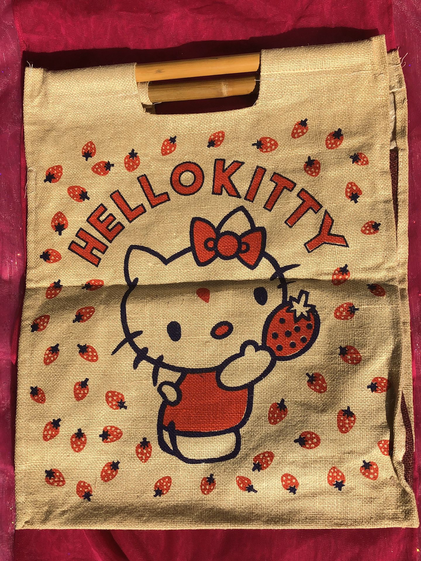 Hello Kitty Bamboo handle bag $15
