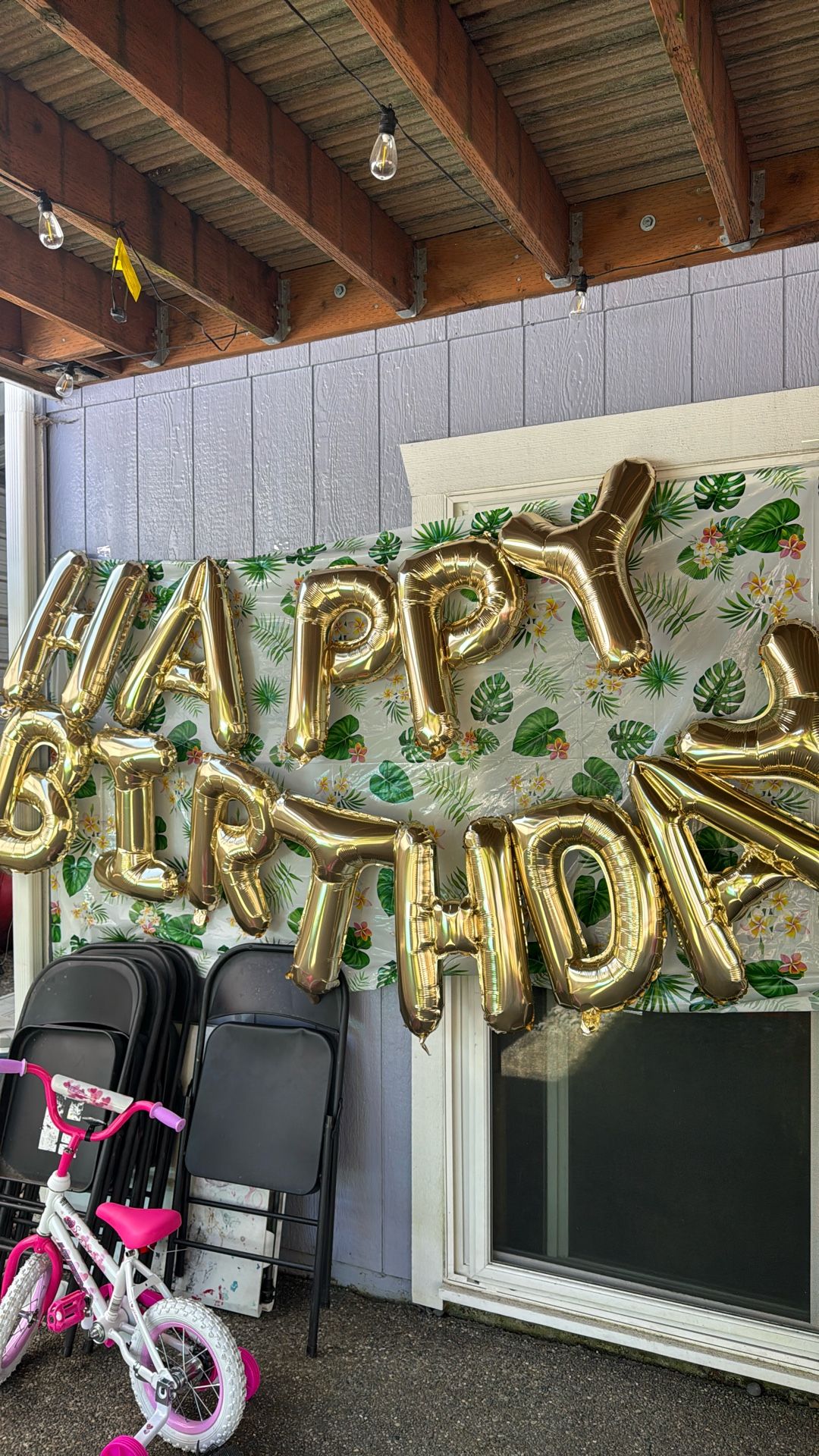 Happy Birthday Ballon Letters