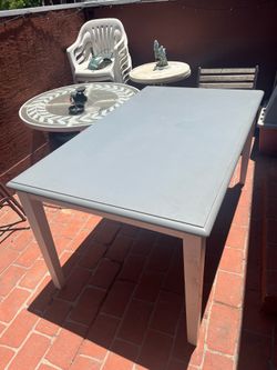 Kitchen Dining Table- 58” L x 35” D X 30” H