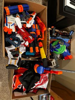 Nerf gun collection