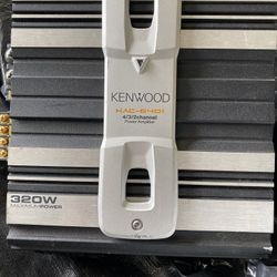 Kendwood Amp And Sony Stereo 