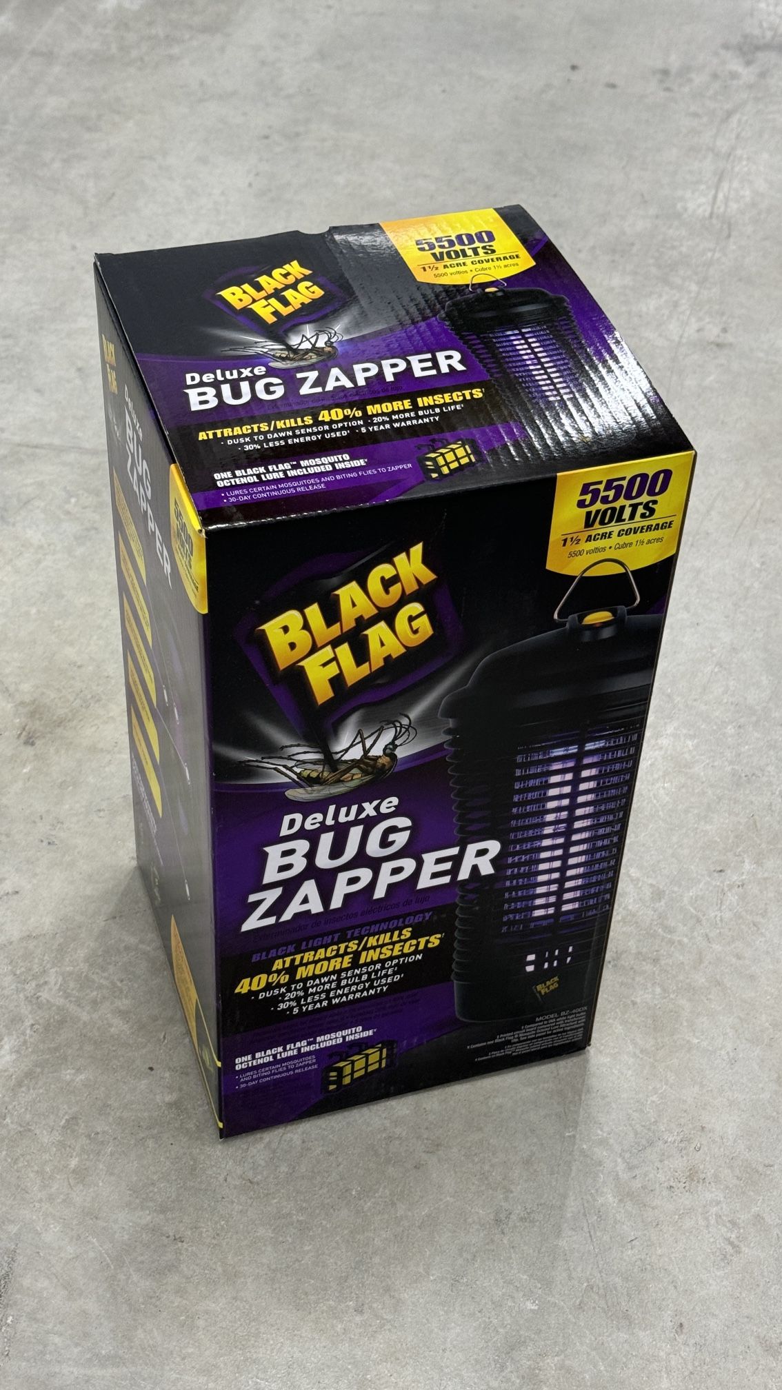 Black Flag BZ-40 DX Deluxe Bug Zapper - NEW