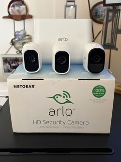 Arlo Security Camera System – 3 Cameras + Base Station – $225 OBO