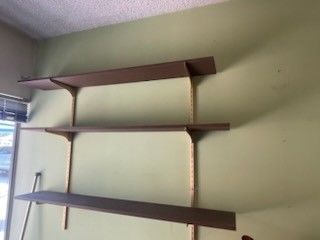 Vintage Mid Century Modern Wall Unit/ Shelves