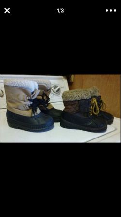Sorel and Baby Gap children's snow boots