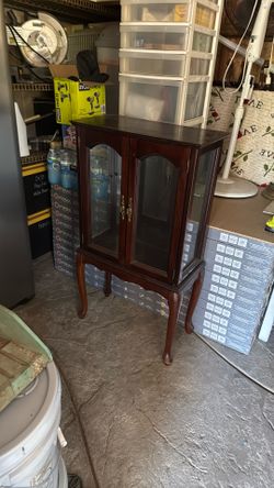 Small Cabinet / Curio - 43” h x 24”w x12”d