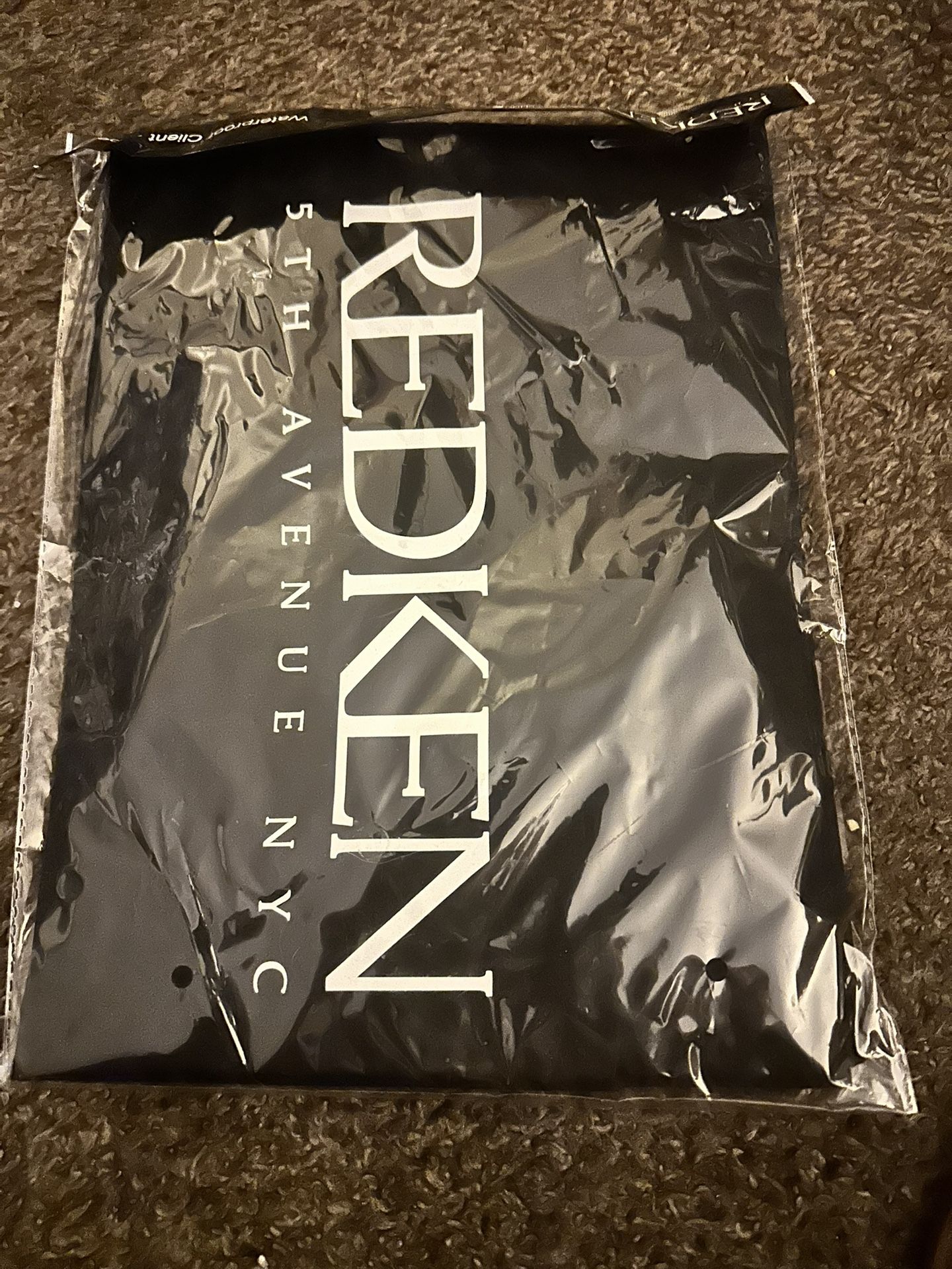 Redkin Black Waterproof Client Cape