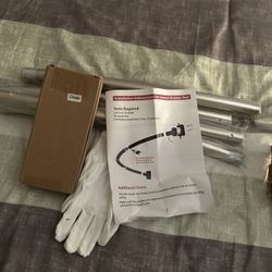 Brand New Standard Curved Shower Rod With All Hardware 