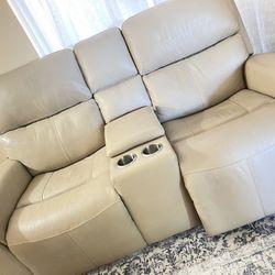 Brown Leather Couches