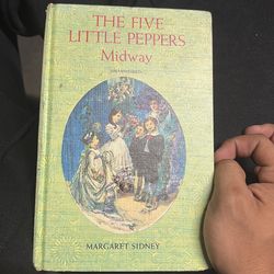 Vintage Hardcover Book – Five Little Peppers Midway