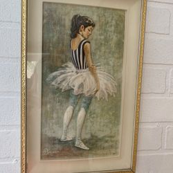 Embossed Ballerina Pictures