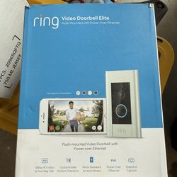Ring Video Doorbell Elite-brand New 