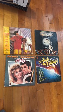 Vintage Vinyl Records Bundle – Grease, Saturday Night Fever, Salt-N-Pepa