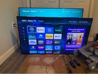 2 Flat Screen TVs