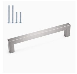 10 Pack Homediy Kitchen Cabinets handles 6-1/4 in Hole centers.