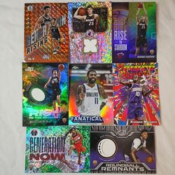8x 2025-26 Topps Basketball Cards For 85 (7 Rookies, 4 Numbered, 1 Case Hit, 3 Game Worn Relics) Read Description 