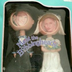 Bride & Groom Fun BobbleHeads 