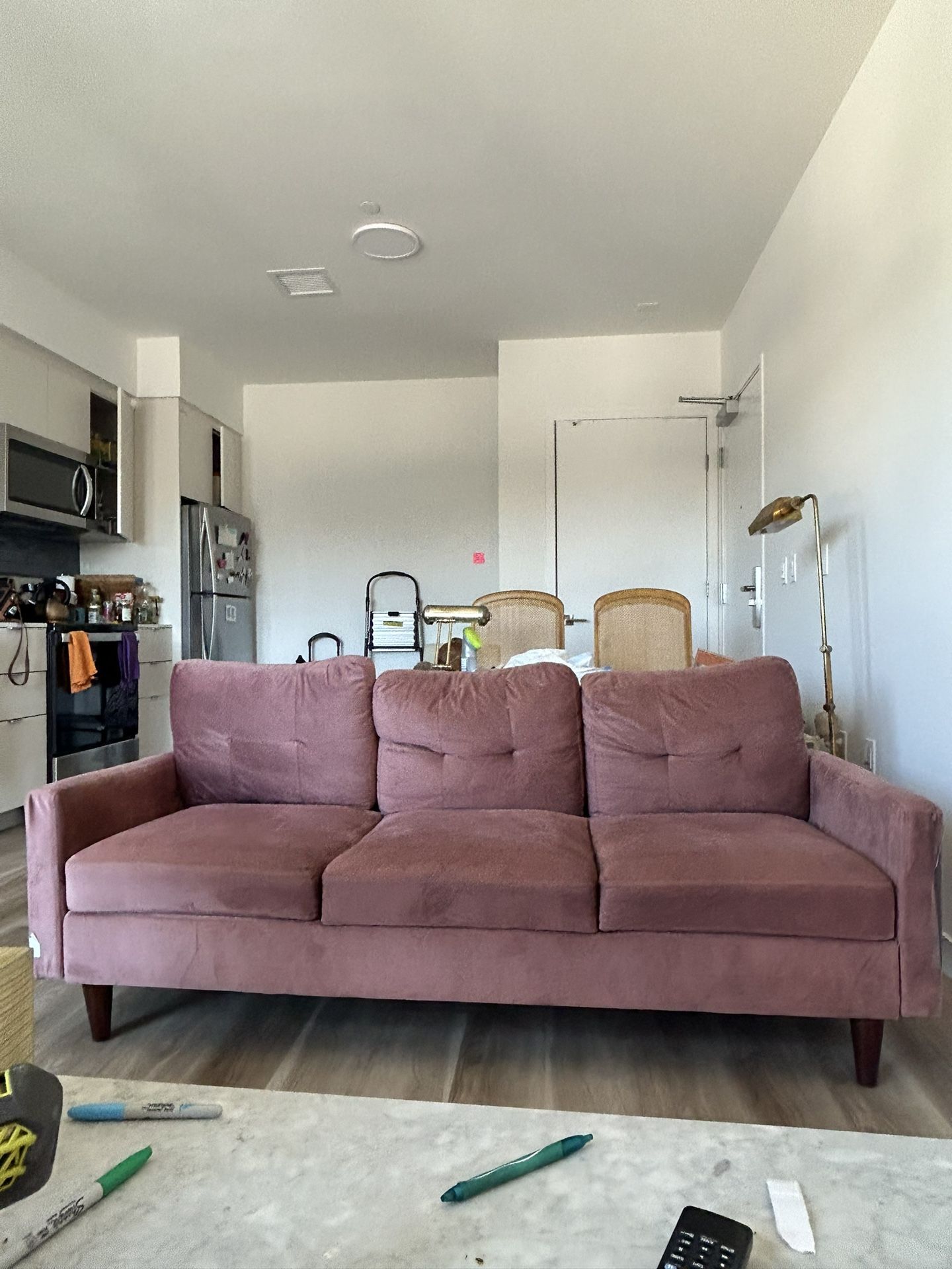 72” Wayfair Couch In Mauve. Great Condition! for Sale in Los Angeles ...