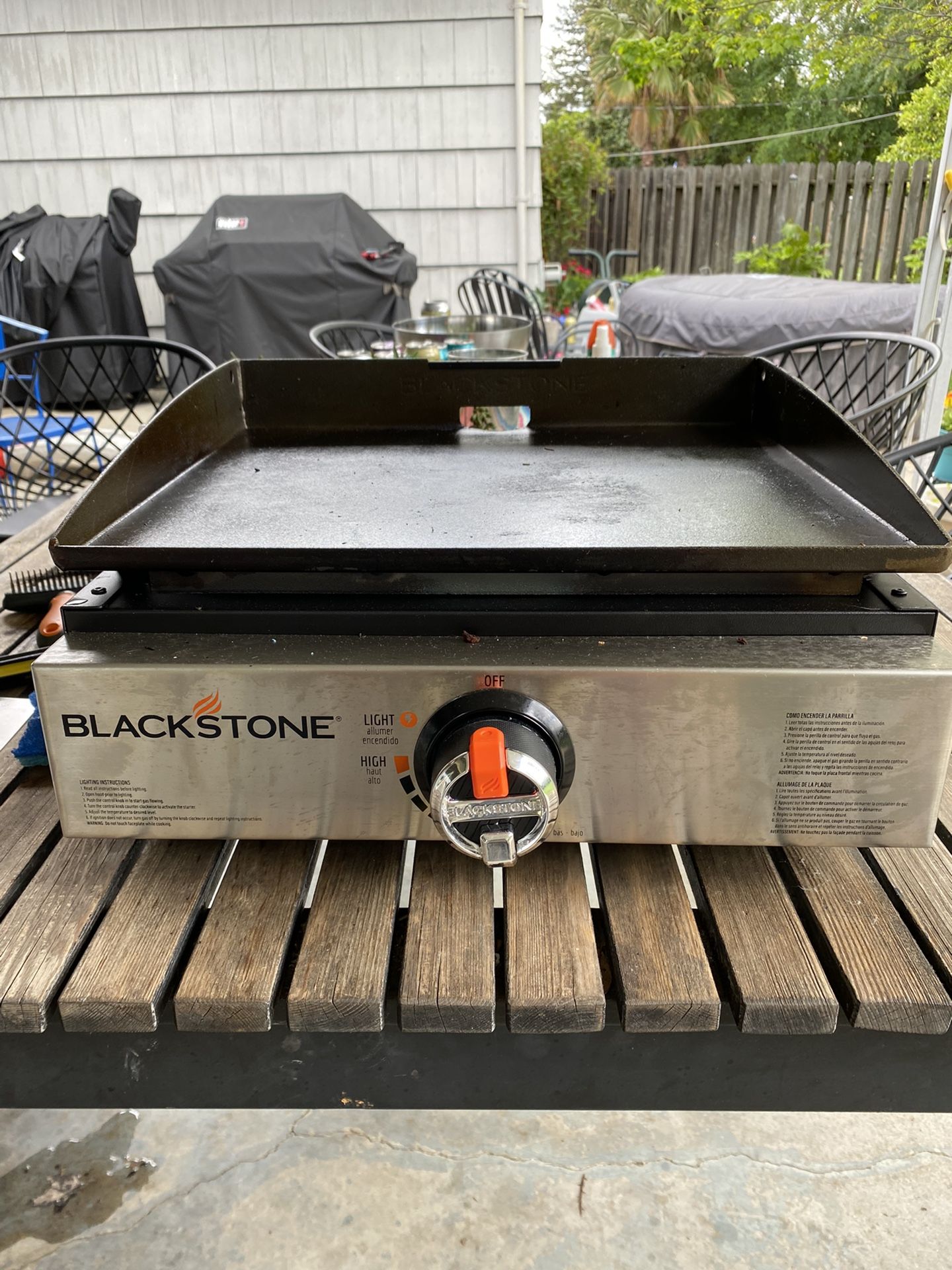 Blackstone 17 in Griddle