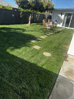 Grass installation