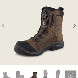 SIZE 11 RED WING THE TRADESMAN BOA WATERPROOF LEATHER SAFETY TOE BOOTS BRAND NEW