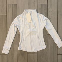 White Lululemon Women Define Jacket | Size 4 | Brand New With Tags