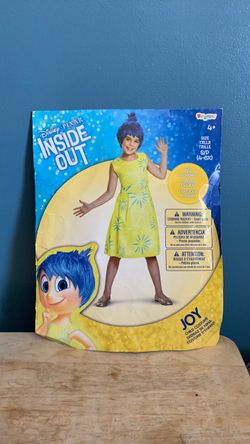 HALLOWEEN DISNEY INSIDE OUT JOY KIDS SIZE SMALL 4-6 COSTUME