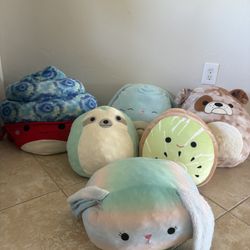 Squishmallow/plush Lot 